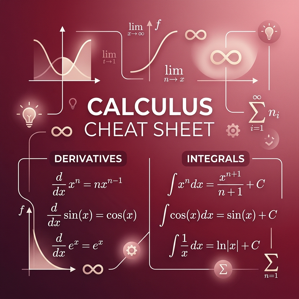 Calcul différentiel — Aide-mémoire